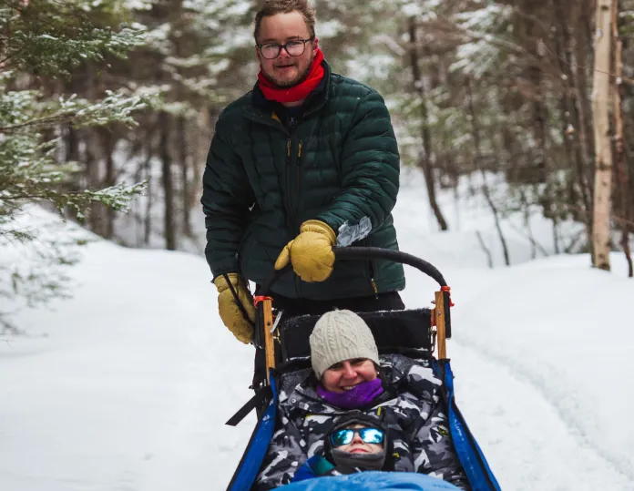 Dog Sledding at Menogyn