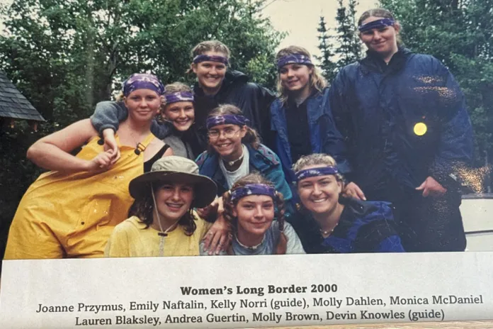 Devin’s Long Border trip in 2000