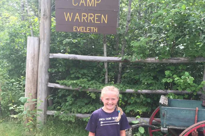 Piper as a camper in 2016
