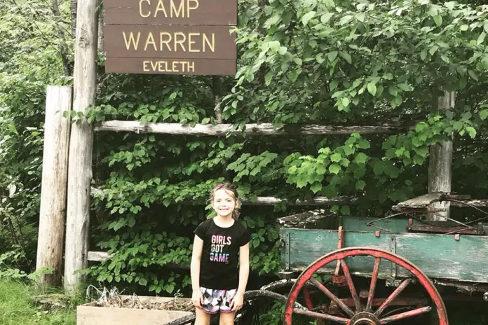 Abby’s first year at camp in 2018