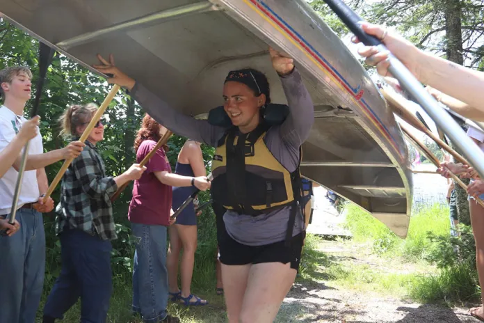 Abby returning from her Long Border trip 2025