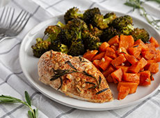 Balsamic Chicken with Fall Veggies