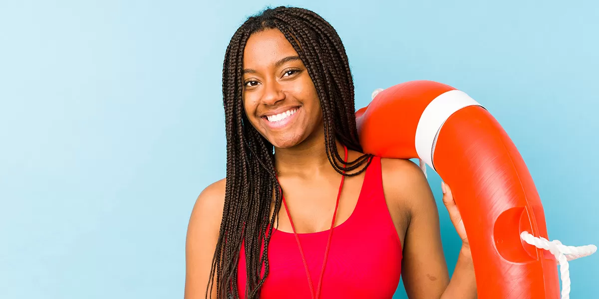 African American Lifeguard