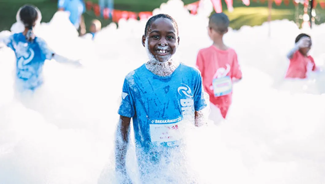 YMCA Breakaway Splash & Dash participant