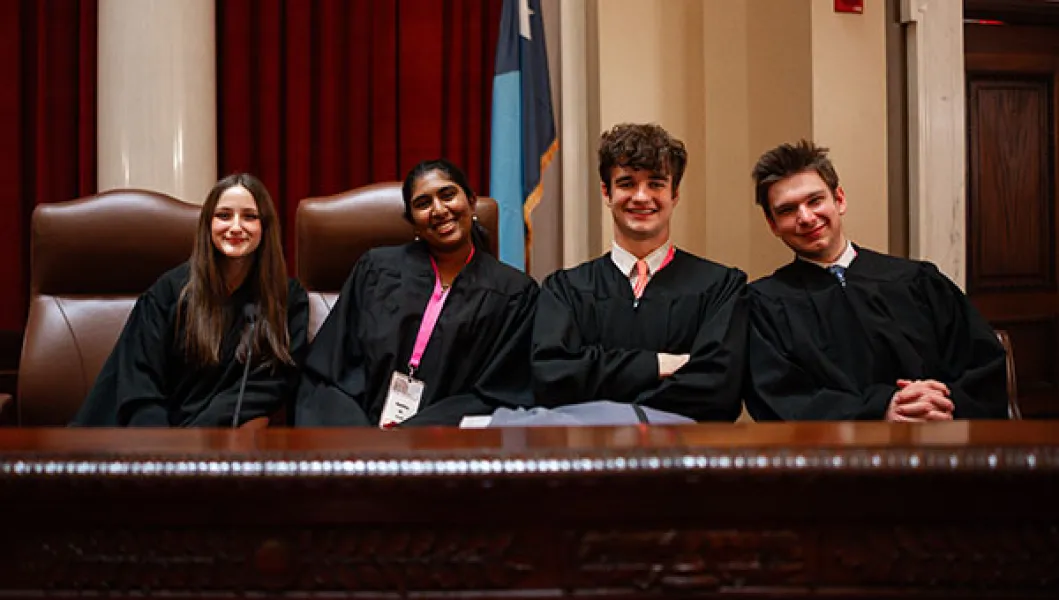 Youth in Government participants