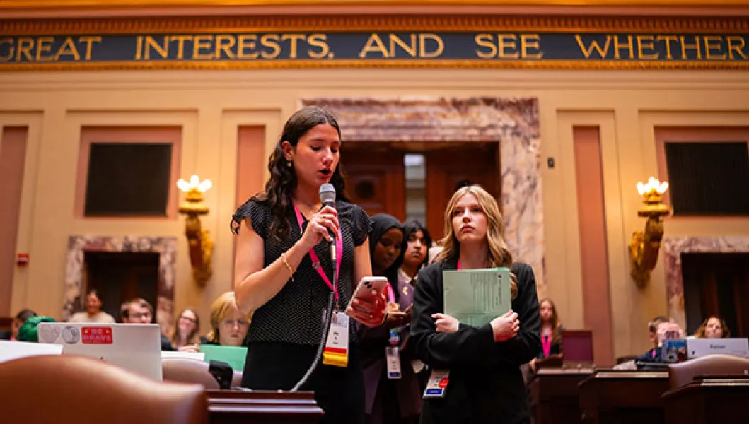 Youth in Government participants