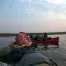 Camp Menogyn campers canoeing