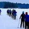 Y She Skis participants learning to ski