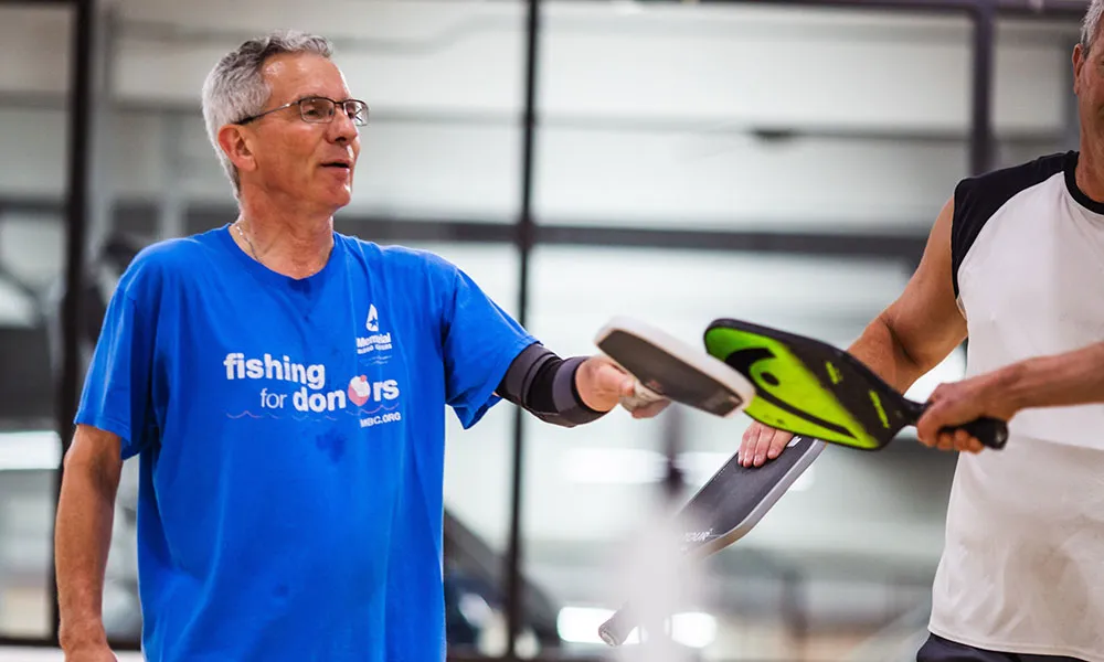 Pickleball players at the YMCA