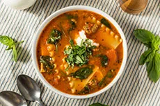 One-Pot Lasagna Soup