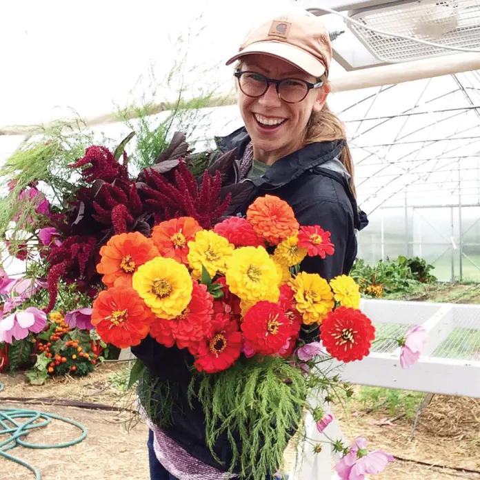 Flowers grown at Camp St. Croix