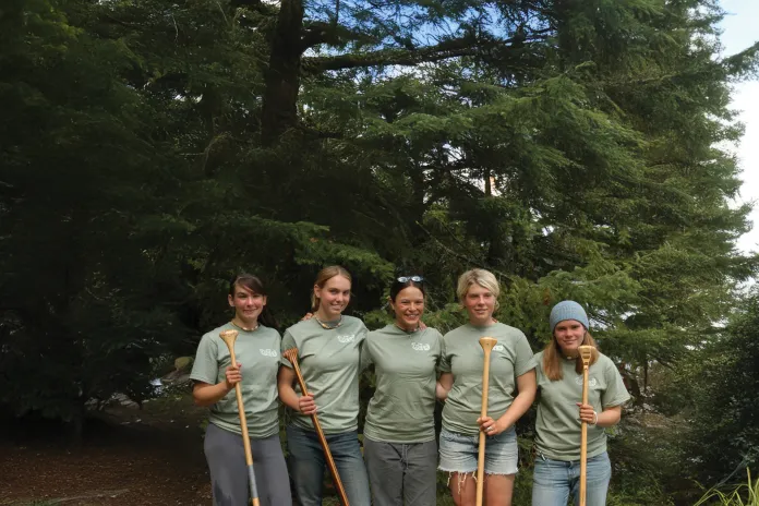 Sarah and her group on their Femmes trip.