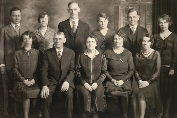 Nelson family in 1932