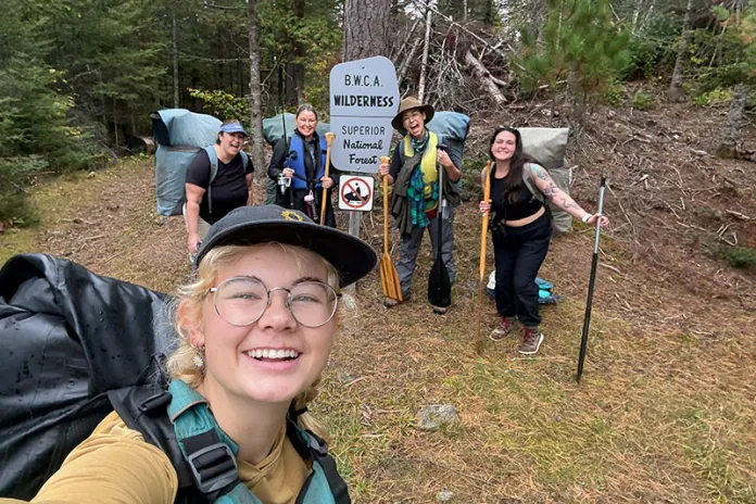 Women's BWCAW Canoe Trip participants