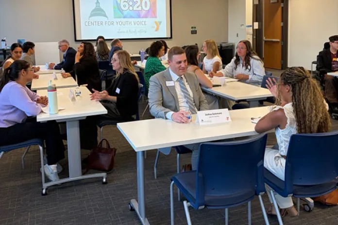 Speed networking participants