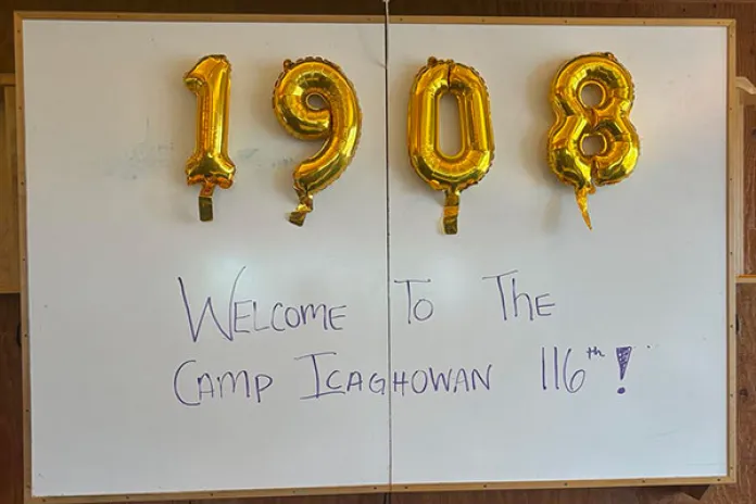 Celebrating 116 years of Camp Icaghowan.