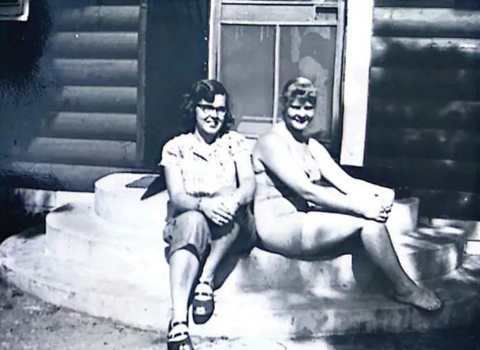Photo from Audrey’s scrapbook