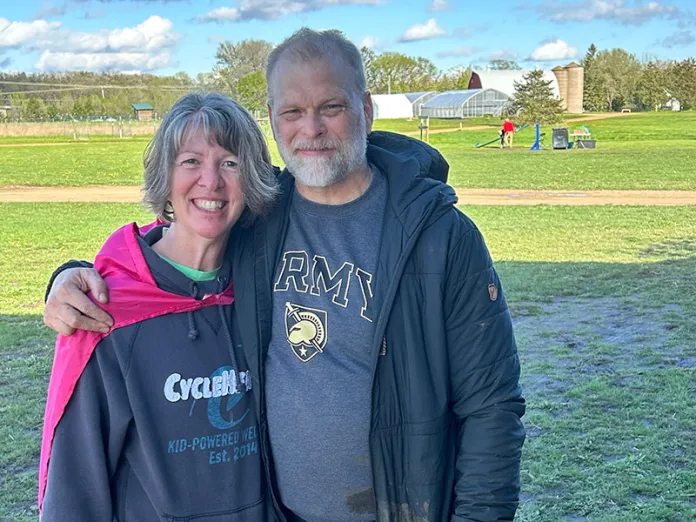 Cathy McNaughton and husband