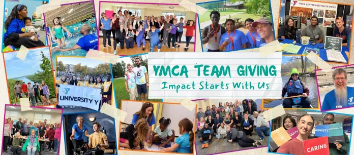 YMCA Team Giving. Impact starts with us.
