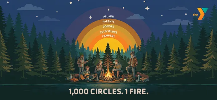 1,000 Circles. 1 Fire. Alumni, Parents, Donors, Counselors, Campers.