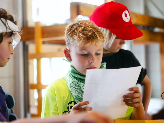 Getting mail at camp