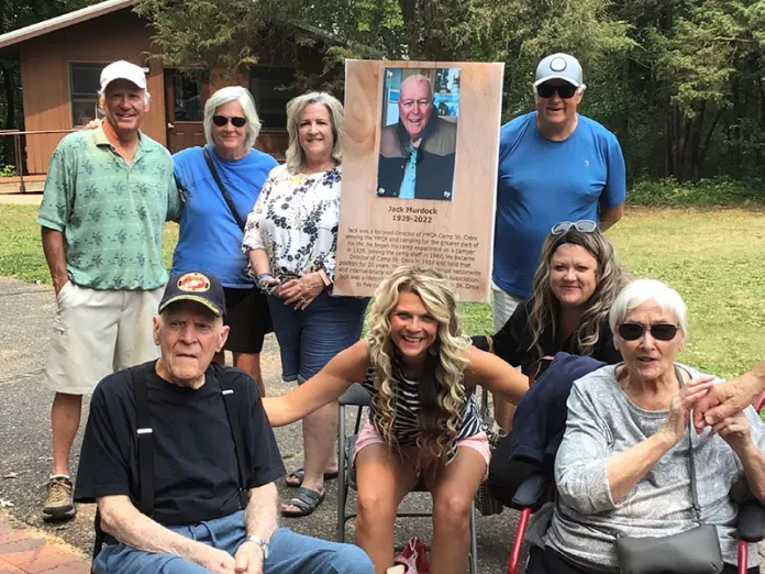 Jack’s family at Camp St. Croix to honor his legacy- July 2023