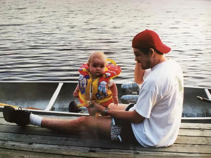 Chauncey and Simon in 1998