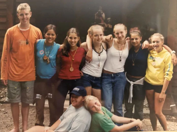 James and Ruth’s Work Leadership Camp (WLC) group in 2001
