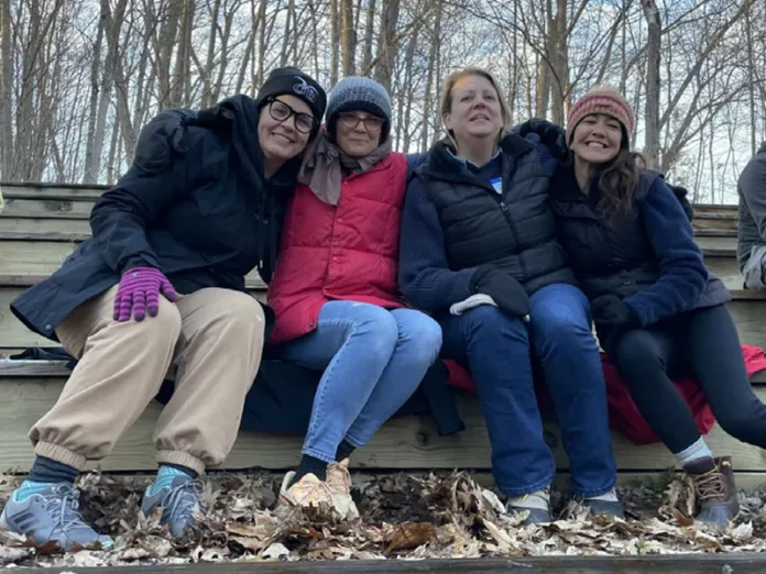 Board members Libby Dominguez, Susan, Molly Johnson and Dori Estrella, spring 2025