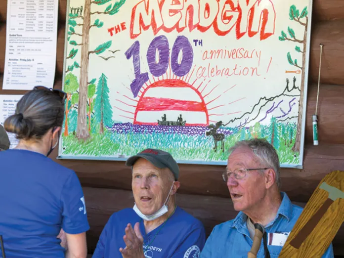 Attendees at the Camp Menogyn 100th Anniversary Celebration
