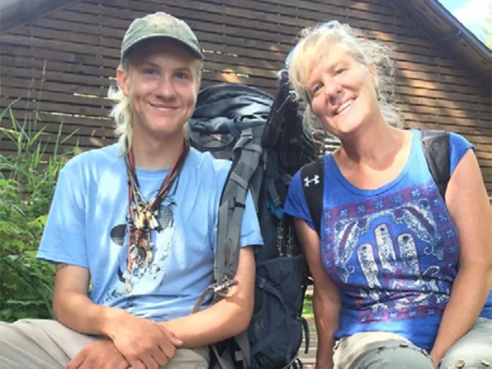Bones and Lucy Gilmore at camp in 2016