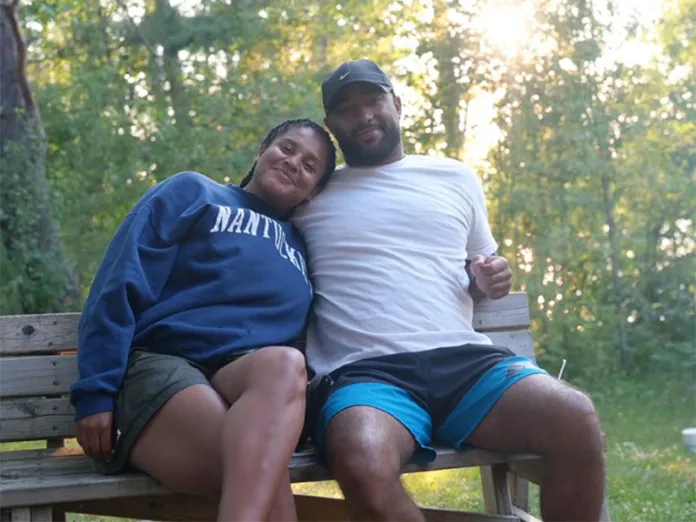 Mack and Mercedes at the bonfire 2026