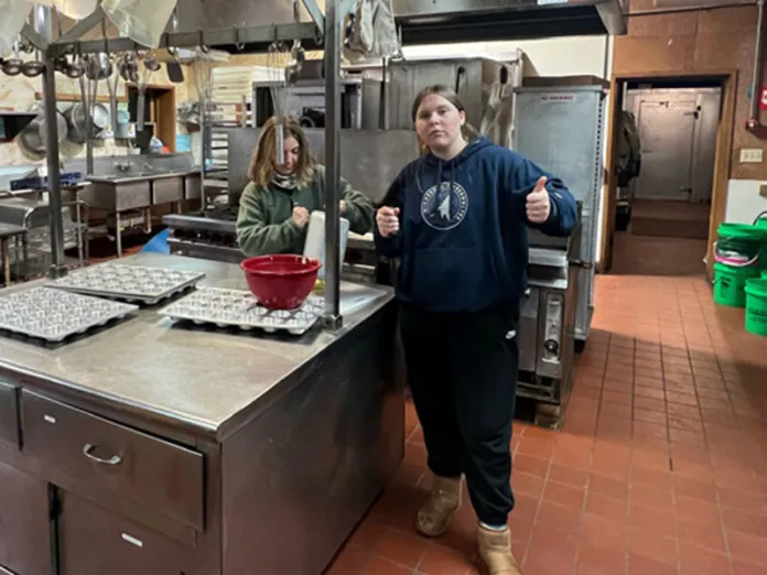 The kitchen at camp