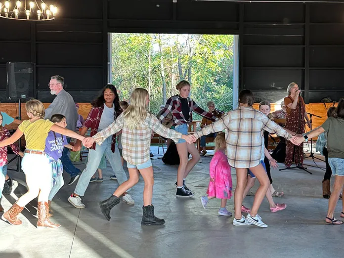 Square dancing at Harvest Fest